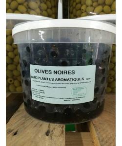 Olives noires aux plantes aromatiques (origine Maroc)