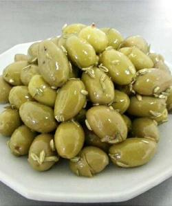 Olives picholines cassées au fenouil (origine Maroc) - Azur TJ Olives