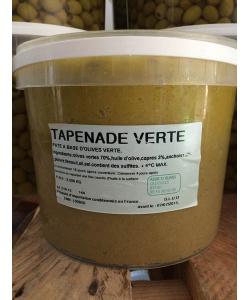 Tapenade verte (produit d'importation) - Azur TJ Olives