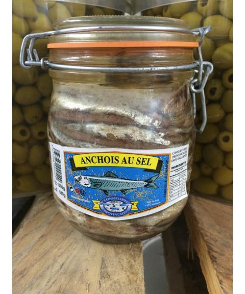 Anchois sel terrine le parfait de 1 kg - Azur TJ Olives