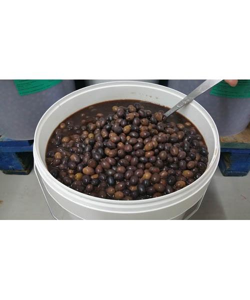 Olives noires au naturel (Coquillos) (origine Espagne) - Azur TJ Olives - zoom