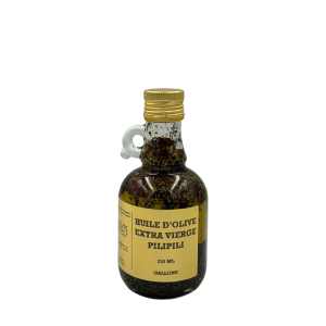 HUILE D’OLIVE EXTRA VIERGE aux PILIPILI 250Ml (GALLONE)