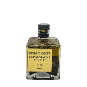 HUILE D’OLIVE EXTRA VIERGE aux PILIPILI 250Ml (MYSTIC)