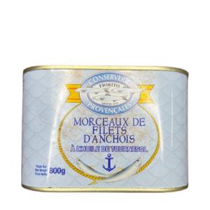 BOITE 4/4 ANCHOIS MORCEAUX HUILE