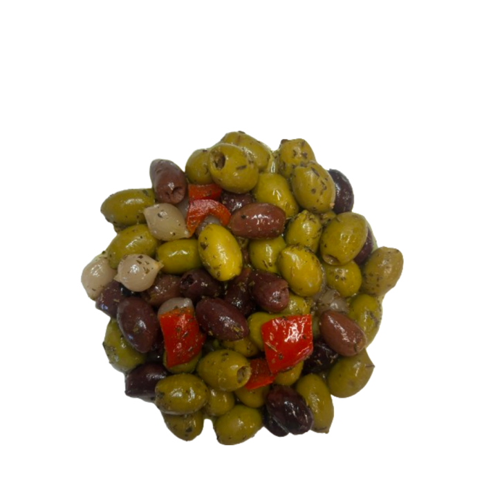OLIVES DUO ATHENA (HALKIDIKI & KALAMATA DENOYAUTEES) 12/16 5KG