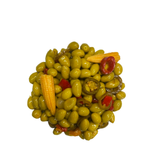 OLIVES PICHOLINES CASSÉES MEXICAINE 26/29 10KG