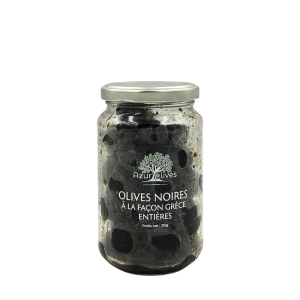 OLIVES NOIRES FACON GRECE ENTIERES 215G