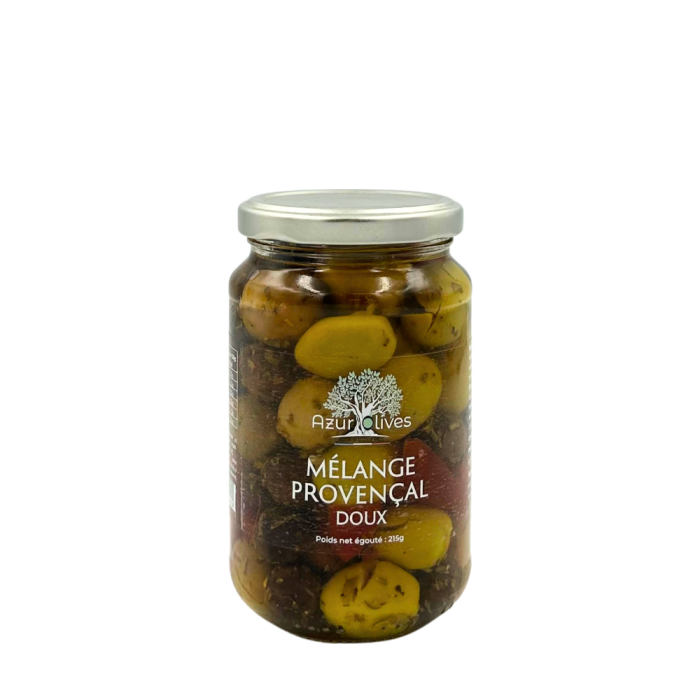 Verrine-olives-melange-provencal-doux-uniforme MELANGE PROVENCAL DOUX 215G