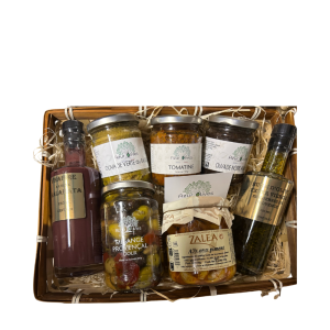 paniers-cadeaux-verrines-tartinades-huiles-vinaigres-aromatises-2-uniforme PANIER GOURMAND RECTANGULAIRE